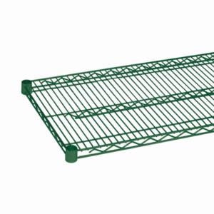 14"d Green Epoxy Wire Shelves