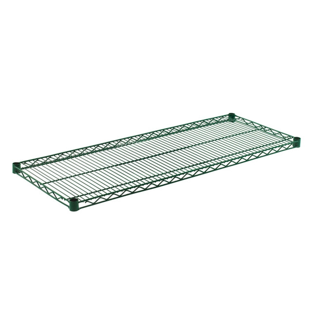 14"d Green Epoxy Wire Shelves