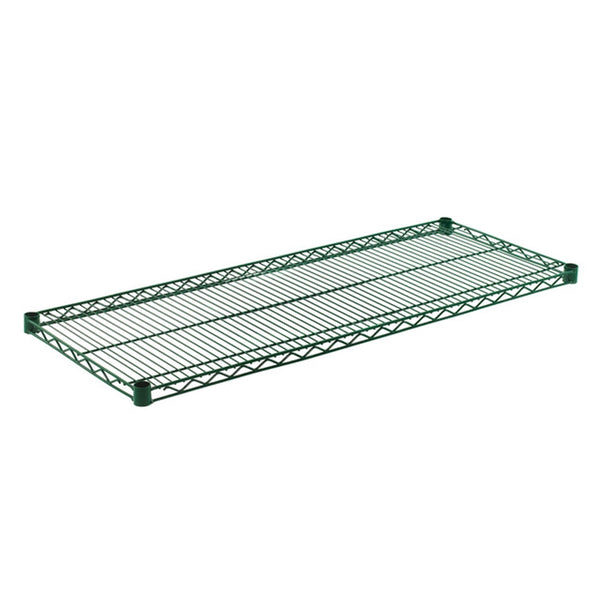 14"d Green Epoxy Wire Shelves