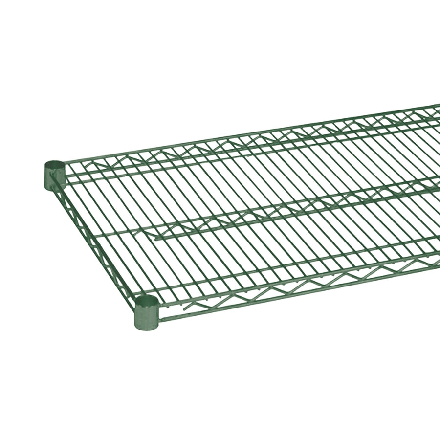 14"d Green Epoxy Wire Shelves