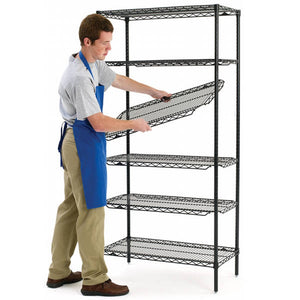 Metro QwikSlot Kit w/ 4 Shelves - Black