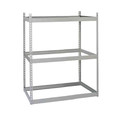 Lyon 18"d 3-Shelf Heavy-Duty Boltless Shelving Starter Units - Gray