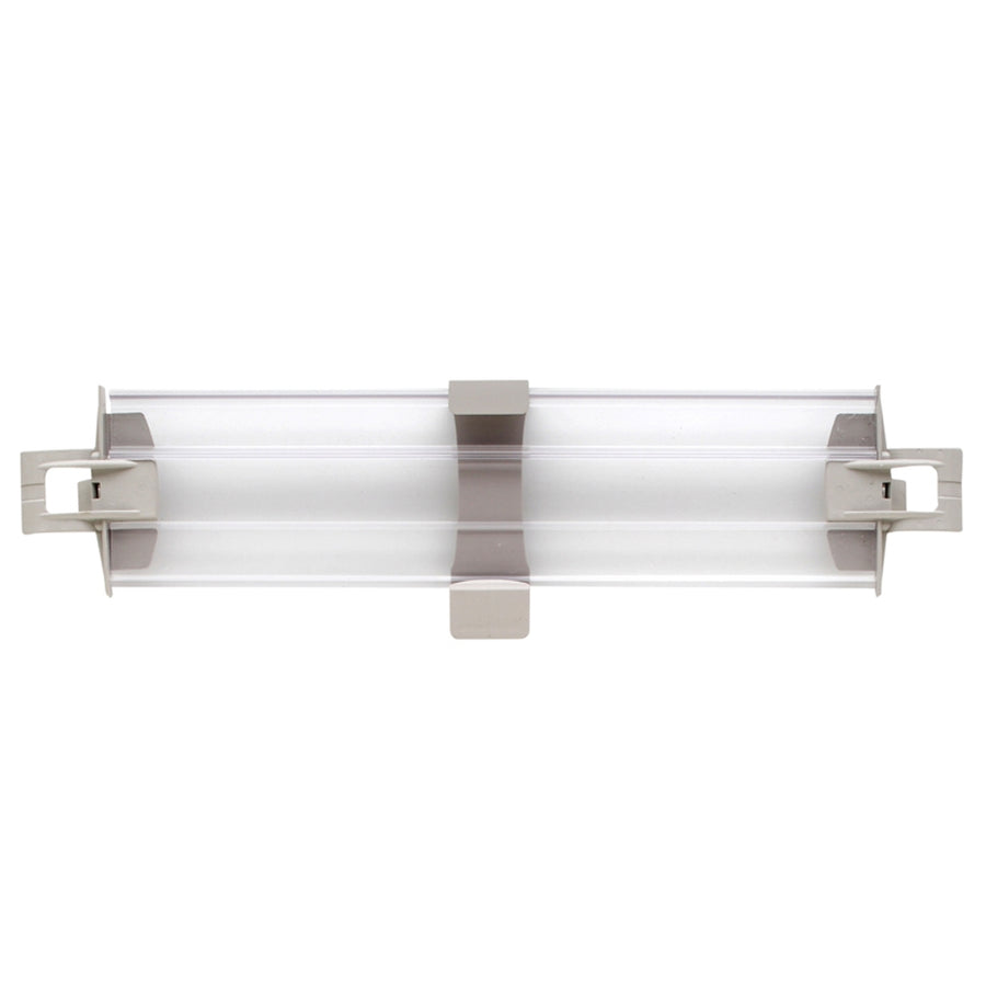 MetroMax 4 4" Solid Clear Plastic Stackable Shelf Ledges