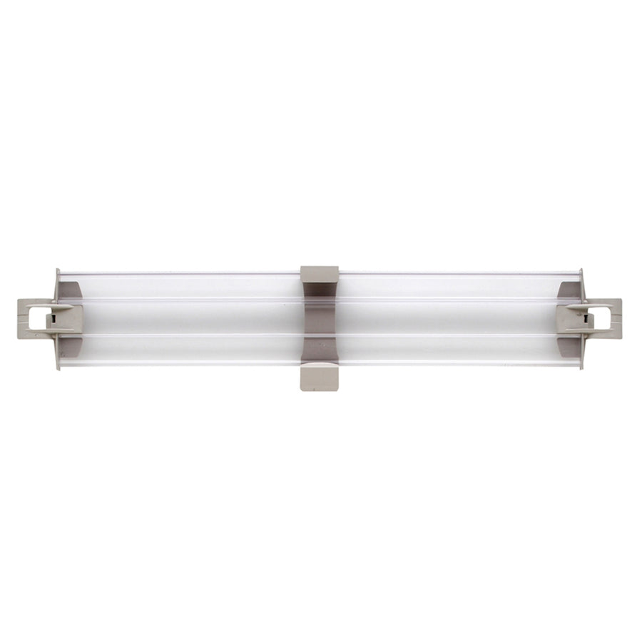 MetroMax 4 4" Solid Clear Plastic Stackable Shelf Ledges