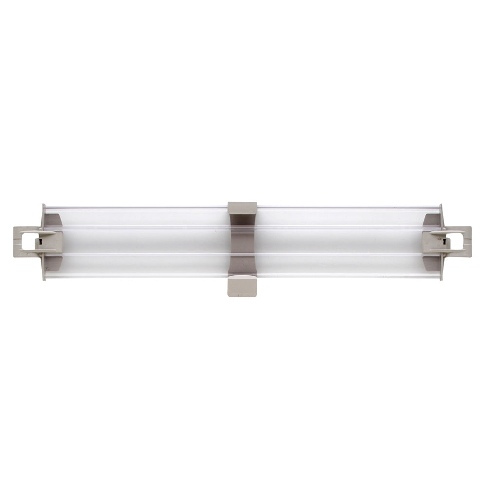 MetroMax 4 4" Solid Clear Plastic Stackable Shelf Ledges