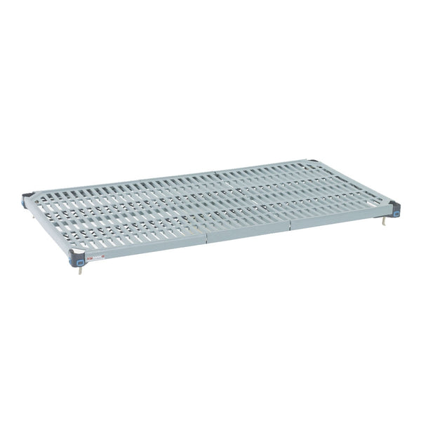 24"d MetroMax Q Antimicrobial Shelves w/ Grid Mat