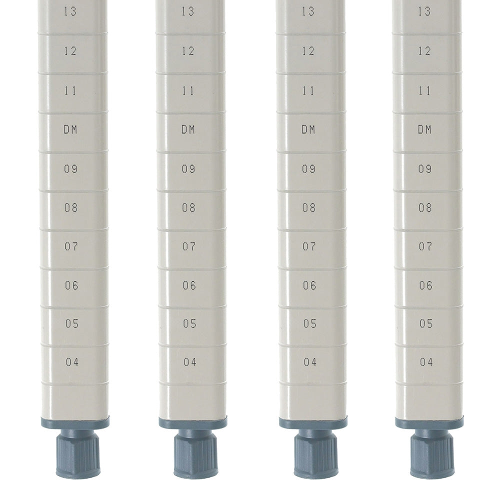 MetroMax Q Steel Stationary Posts - 4-Pack