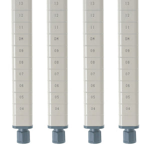 MetroMax Q Steel Stationary Posts - 4-Pack