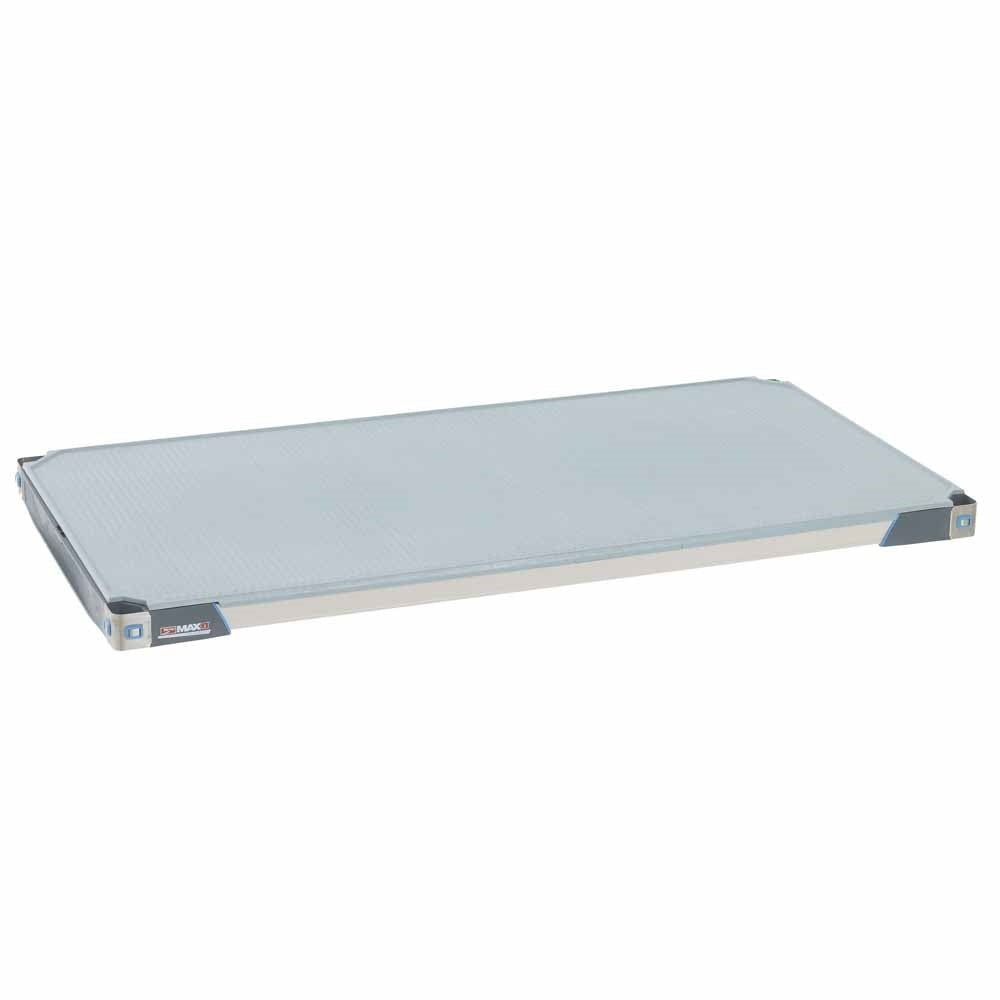 18"d MetroMax i Antimicrobial Shelf w/ Solid Mat