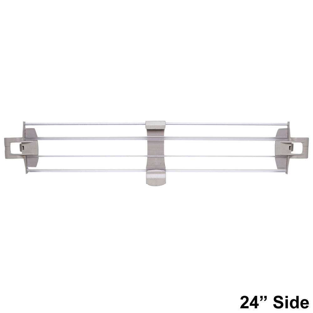 MetroMax i 4" Solid Clear Plastic Stackable Shelf Ledges