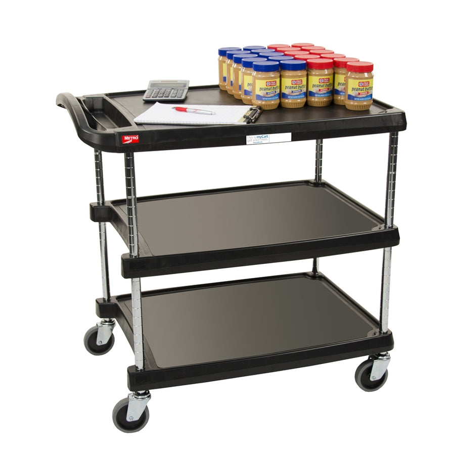 18"d 3-Tier Chrome-Plated myCart