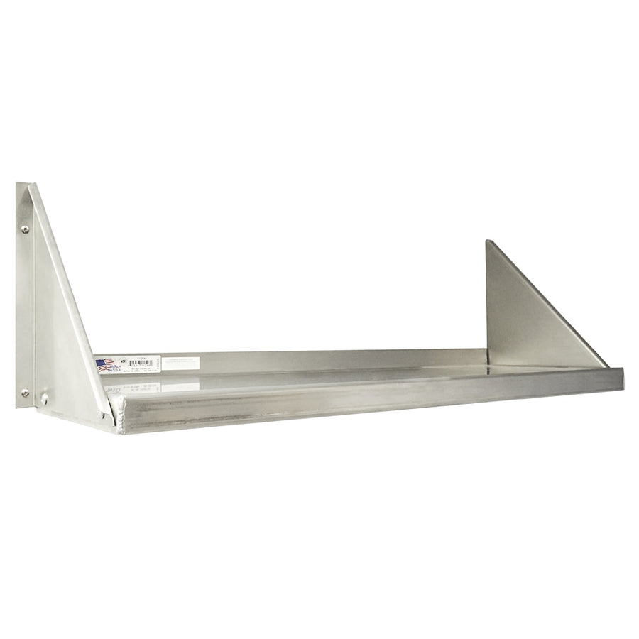 12"d Heavy Duty Aluminum Wall Shelves