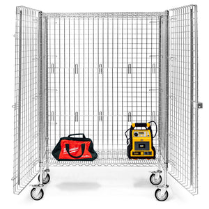 18"d Chrome Wire Security Carts