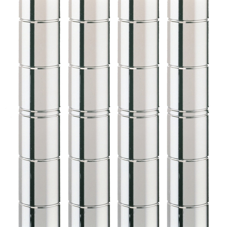 Super Erecta SiteSelect Stationary Posts - Stainless Steel - 4-Pack