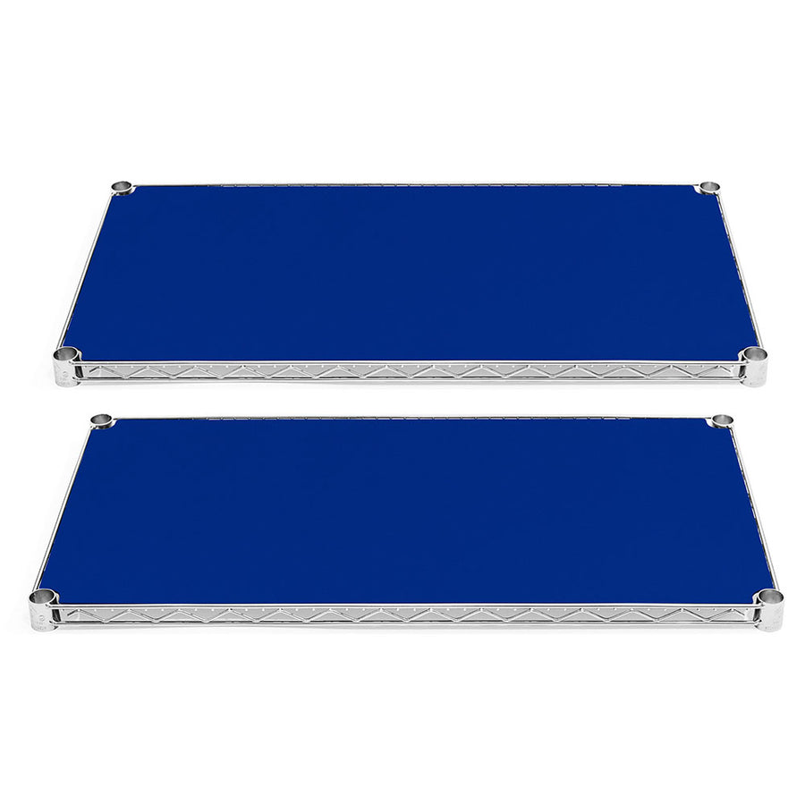 10"d Plastic Wire Shelf Liners 2-Pack - Blue