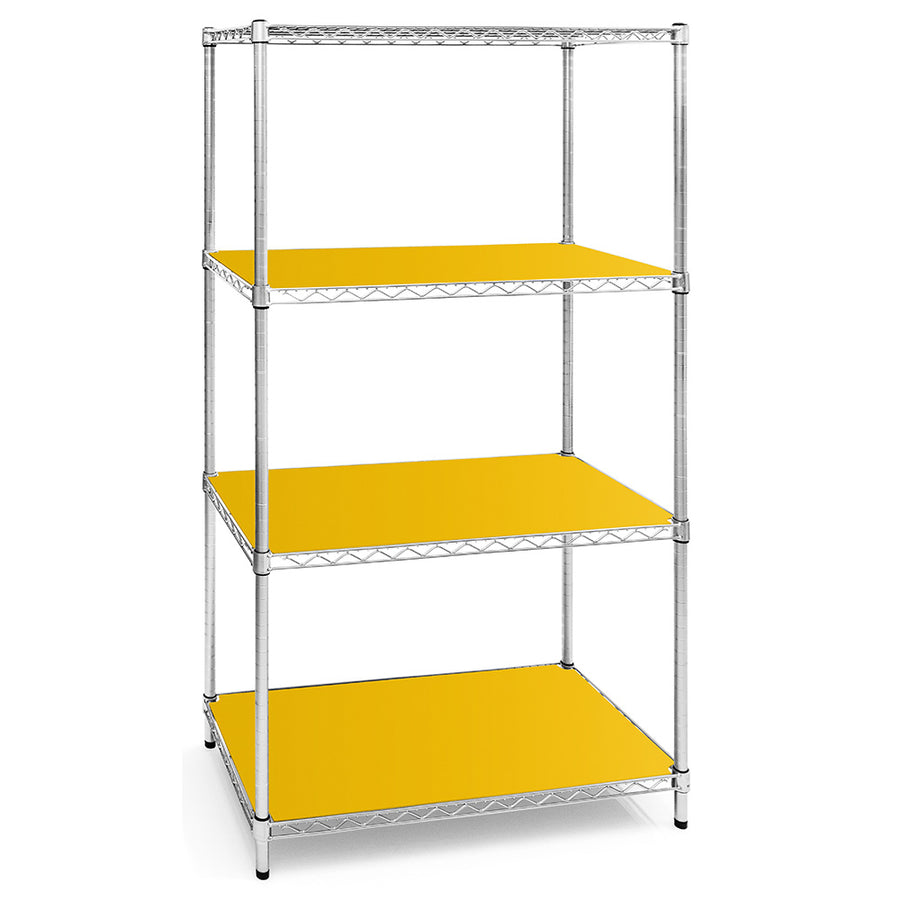 8"d Plastic Wire Shelf Liners 2-Pack - Dark Yellow