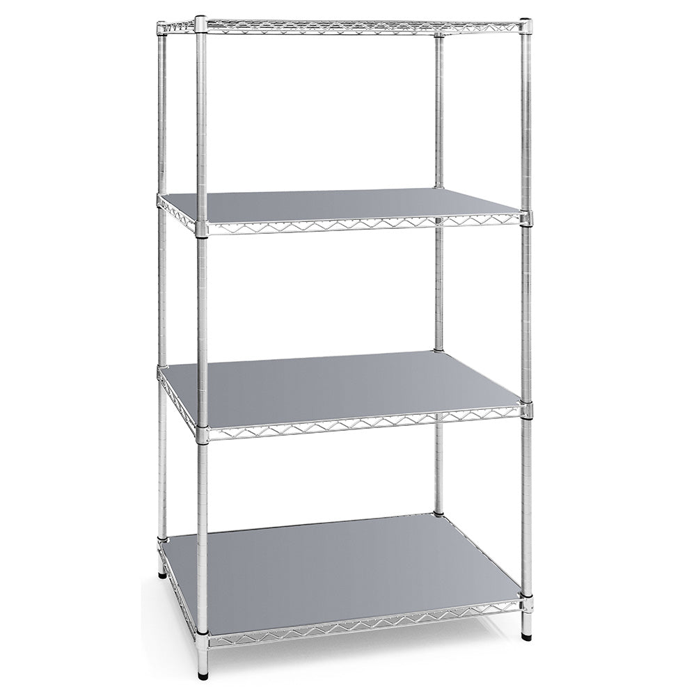 10"d Plastic Wire Shelf Liners 2-Pack - Gray