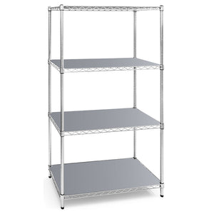 36"d Plastic Wire Shelf Liners 2-Pack - Gray