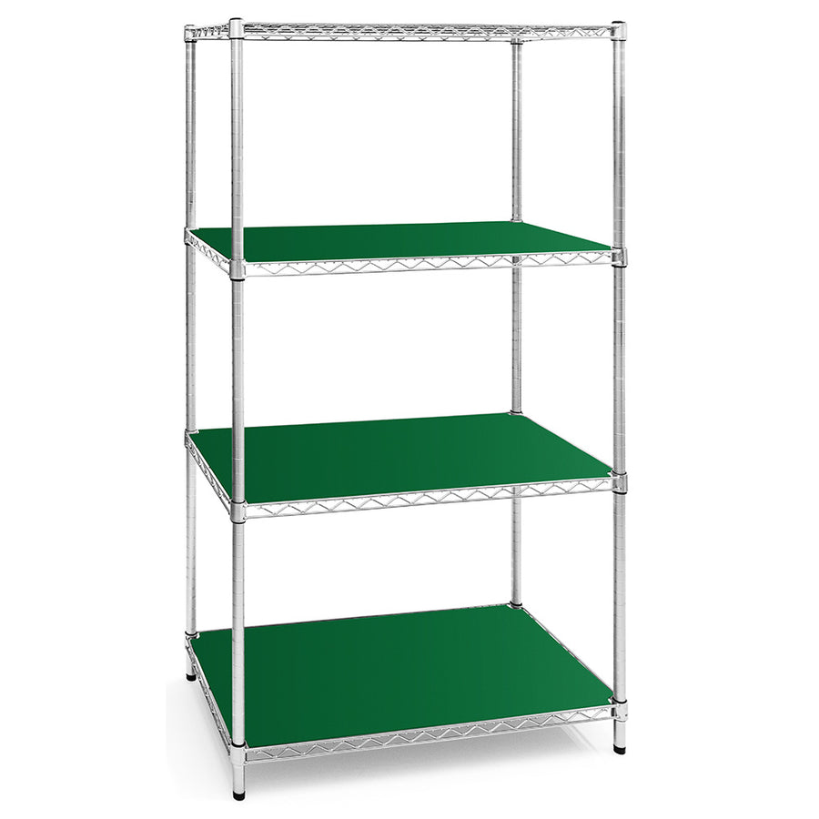 14"d Plastic Wire Shelf Liners 2-Pack - Green