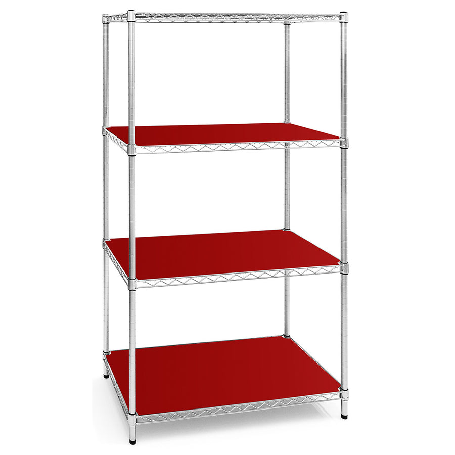 30"d Plastic Wire Shelf Liners 2-Pack - Red