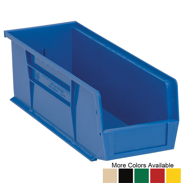 14-3/4"d x 5-1/2"w x 5"h Ultra Stacking and Hanging Bins - 12 Pack