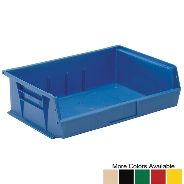 10-7/8"d x 16-1/2"w x 5"h Ultra Stacking and Hanging Bins - 6 Pack