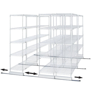 Double Track Kit for Wire Shelving