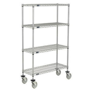 18"d Silver EP Wire Shelves