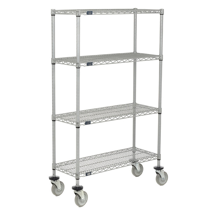 24"d Silver EP Wire Shelves