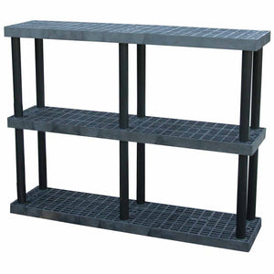 DuraShelf Grid Top 66"w x 51"h 3-Shelf System