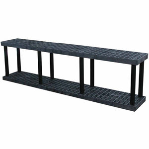 DuraShelf 96"w Base 2-Shelf System