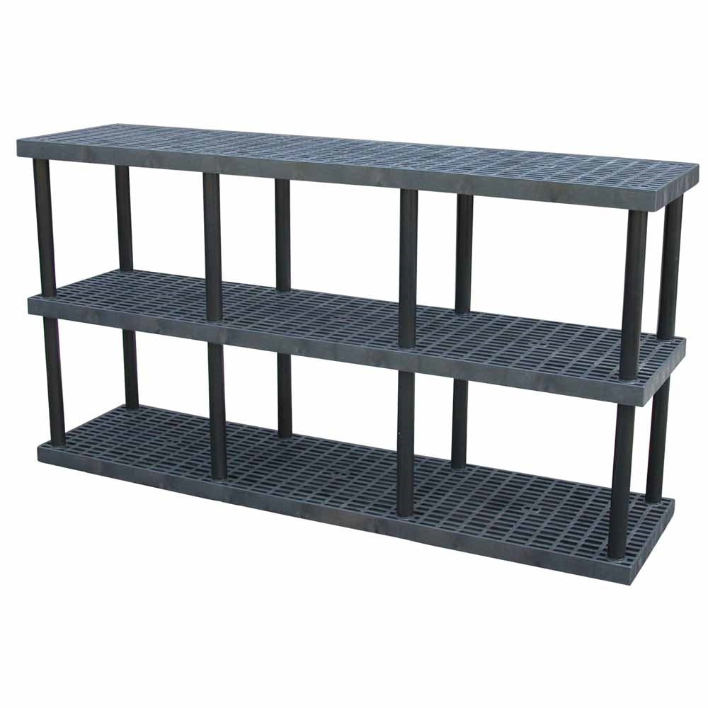 DuraShelf Grid Top 96"w x 51"h 3-Shelf System