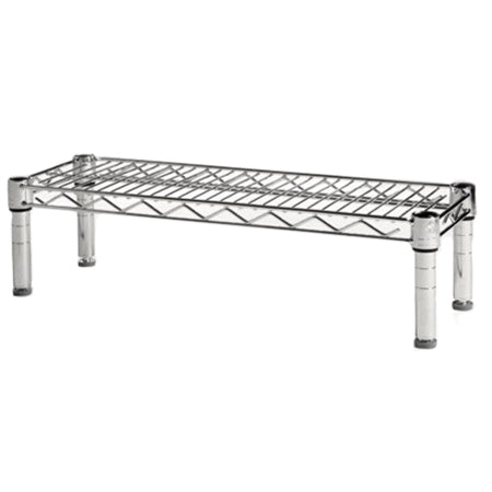 8"d x 6"h Chrome Wire Shelving w/ 1 Shelf