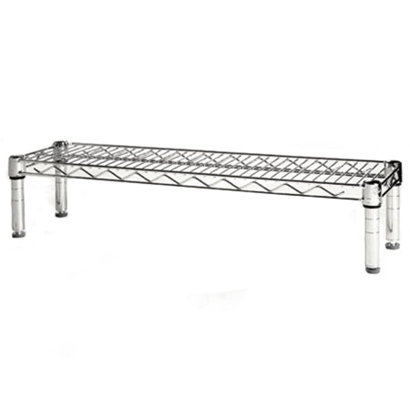 8"d x 6"h Chrome Wire Shelving w/ 1 Shelf