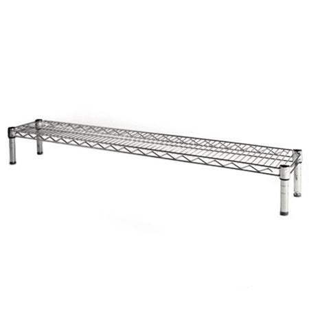 8"d x 6"h Chrome Wire Shelving w/ 1 Shelf