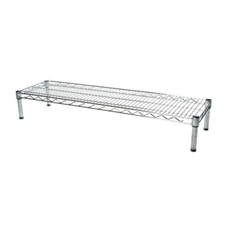 12"d x 6"h Chrome Wire Shelving w/ 1 Shelf