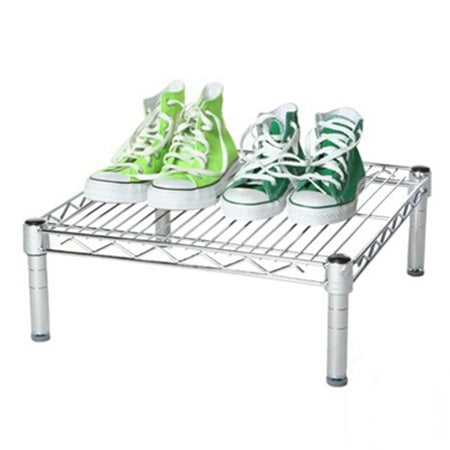 24"d x 6"h Chrome Wire Shelving w/ 1 Shelf