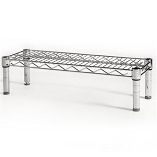 8"d x 6"h Chrome Wire Shelving w/ 1 Shelf