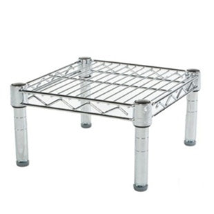 12"d x 6"h Chrome Wire Shelving w/ 1 Shelf