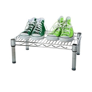 14"d x 6"h Chrome Wire Shelving w/ 1 Shelf