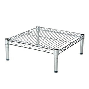 18"d x 6"h Chrome Wire Shelving w/ 1 Shelf