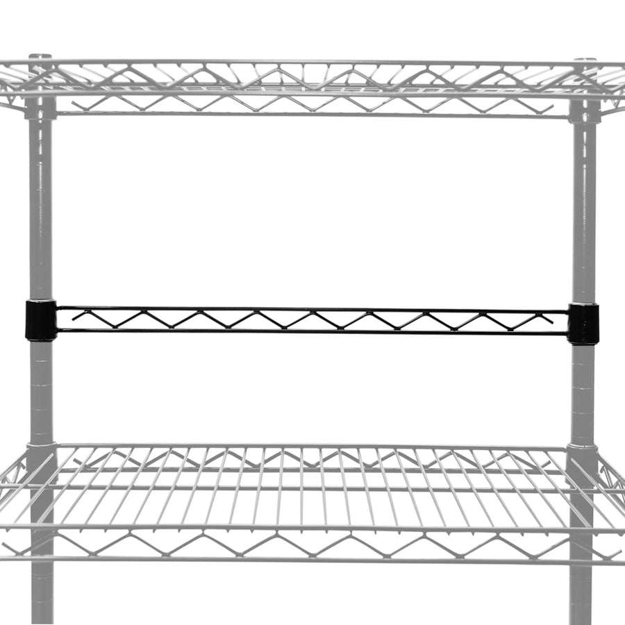 Black Hanger Rails for Width