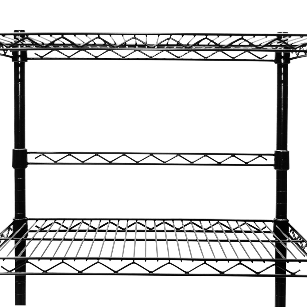 Black Hanger Rails for Width