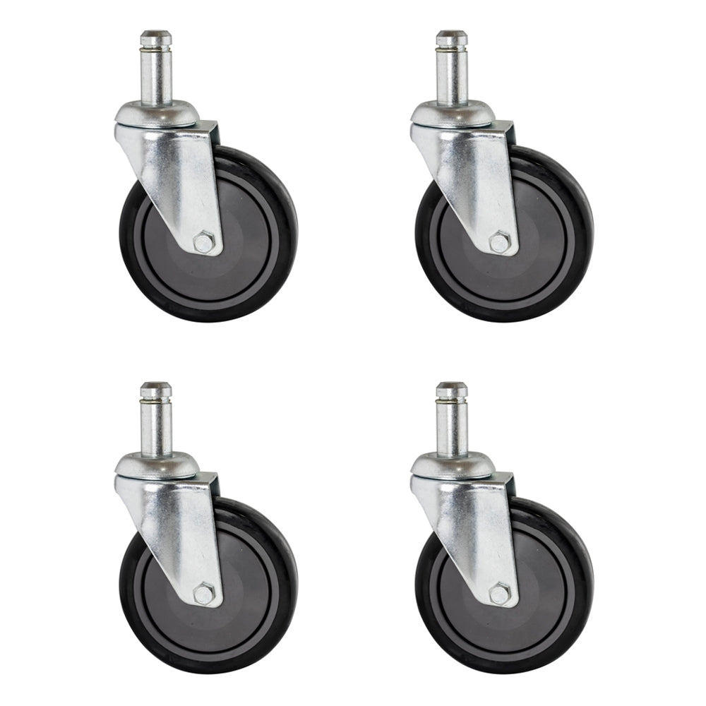 <!01>4-Pack 5" Polyurethane Stem Casters without Brakes (SI-APC5-STEM-4)