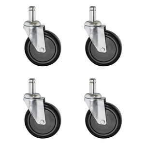 <!01>4-Pack 5" Polyurethane Stem Casters without Brakes (SI-APC5-STEM-4)