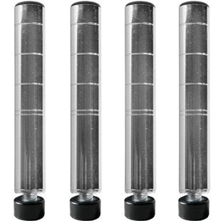 Chrome Wire Shelving Posts - 4-Pack