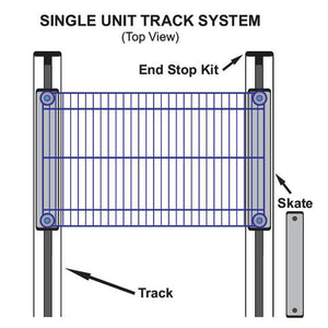 18"d x 30"w High-Density Mobile Wire Shelving - Single Wide