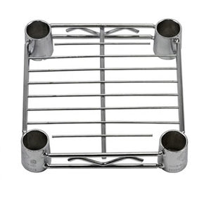 8"d Chrome Wire Shelves