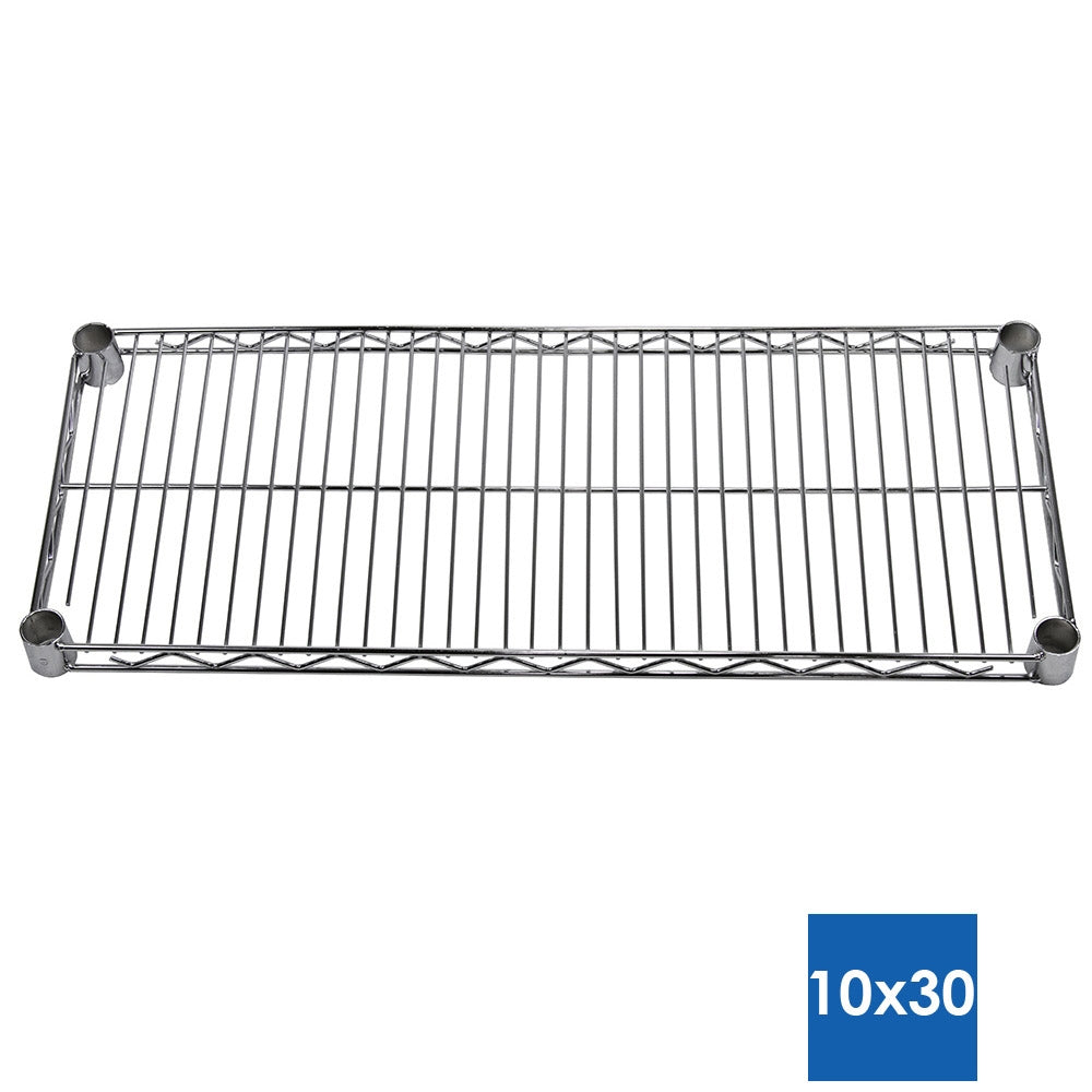 10"d Chrome Wire Shelves