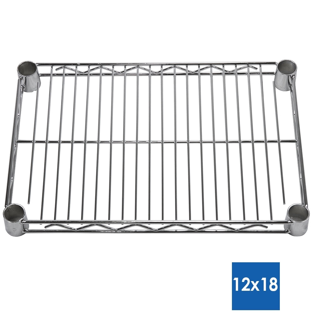 12"d Chrome Wire Shelves